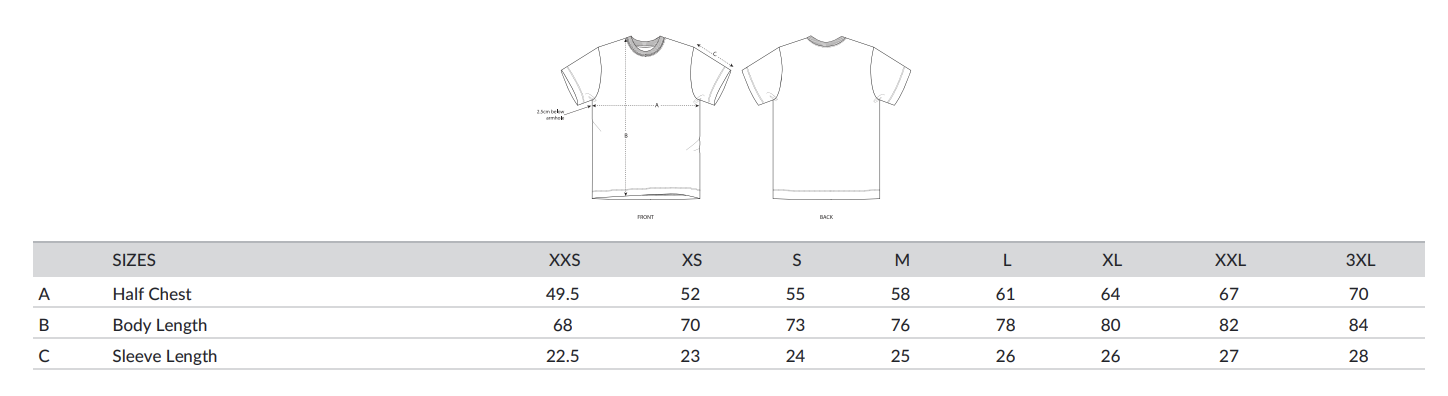 ALE T-shirt sizes • Agile Lean Europe 2024